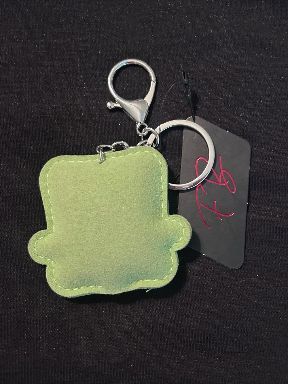 Frankenstein Bling Sparkle Felt 3D Bag Charm Keychain